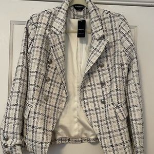 NWT Bebe Tweed Blazer
